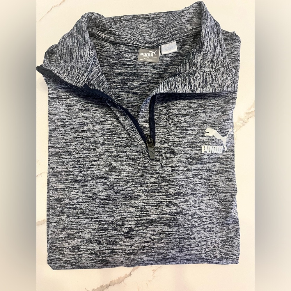 Excellent condition boys Puma long sleeve shirt size Medium 10-12